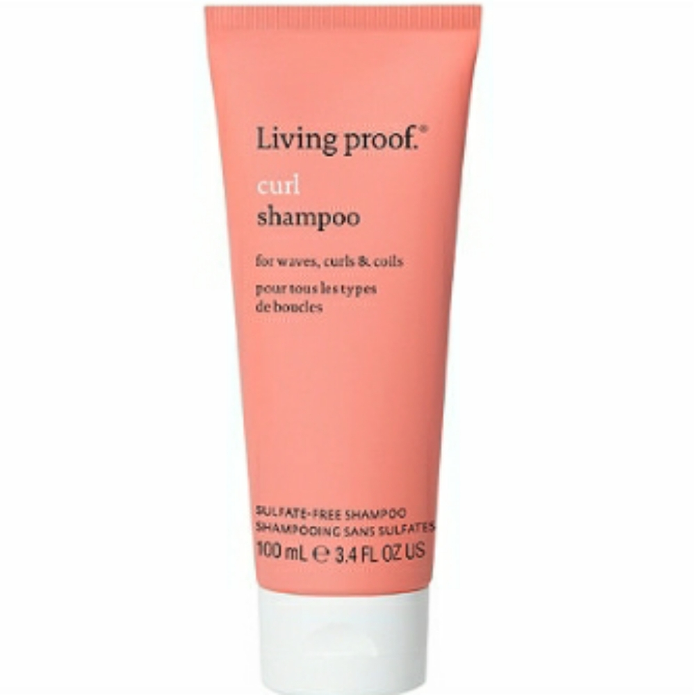 LIVING PROOF CURL SULFATE-FREE SHAMPOO FOR WAVES, CURLS, AND COILS.